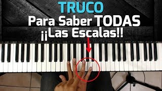 CLASES DE PIANO PRINCIPIANTES  2 Trucos Para Aprenderte Las Escalas [upl. by Imarej]