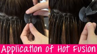 Keratin Hot Fusion Hair Extensions  Application amp Information  Instant Beauty ♡ [upl. by Ben395]