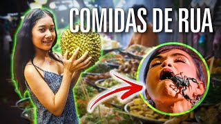 COMIDAS DE RUA NA TAILANDIA  AS COMIDAS QUE TAILANDESES REALMENTE COMEM NAS RUAS 😱 [upl. by Rodolfo406]