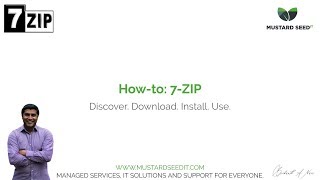 How to download install and use 7Zip FREE archiving software [upl. by Lipman]