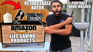 I Bought 5 SURVIVAL PRODUCTS That Amazon Claims Will SAVE YOUR LIFE 3 DOOMSDAY PREPPERS [upl. by As]