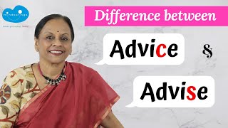 Difference between Advice amp Advise  Confusing Words  Grammar  Formal vocabulary of warning [upl. by Aynot]