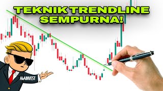 Lengkap Menggambar Trendline yang Benar untuk Analisa Price Action [upl. by Cleasta]