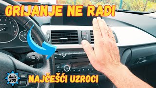 Auto ne grije  7 najčešćih uzroka zašto ne radi grijanje u autu [upl. by Olram]