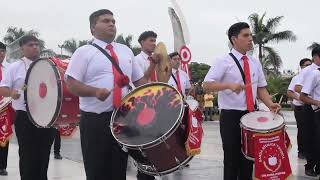 BANDA RITMICA Y DE MUSICA DE EX ALUMNOS DE LA IE A SALAZAR BONDY MARCHAS 29 JULIO 2023 [upl. by Sadnak]