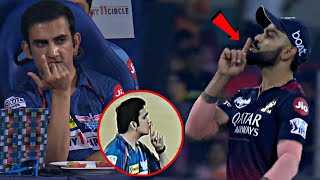 Virat Kohli gave a befitting reply to Gautam Gambhir  RCB vs LSG IPL 2023 [upl. by Rap286]