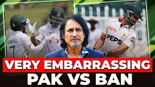 Very Embarrassing  Pak Vs Ban Test  Ramiz Speaks [upl. by Arrak794]