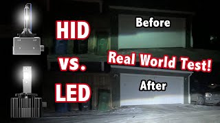 HID vs LED Headlights Real World Test Should You Switch [upl. by Werdn]