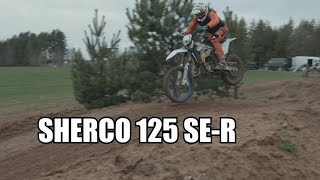 SHERCO 125 SER enduro coutry cross [upl. by Wolfe]