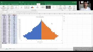 PIRÁMIDES DE POBLACIÓN Paso a paso para su confección en Excel [upl. by Farhi]
