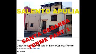 SANTA CESAREA TERME APULIA REGION LECCE Salento  Cheap Properties For Sale [upl. by Edals535]