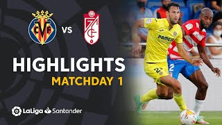 Resumen de Villarreal CF vs Granada CF 00 [upl. by Bellina]