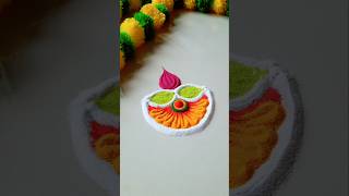 Diwali diya rangoli laxmipujanrangoli [upl. by Lledraw806]