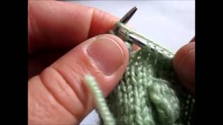 TUTO TRICOT APPRENDRE A TRICOTER DES NOPPES OU MOUCHES [upl. by Newmark252]