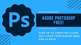 How to download Adobe Photoshop free [upl. by Boniface]