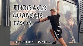 THORACOLUMBAR FASCIA  strength  activation exercises [upl. by Akemad]