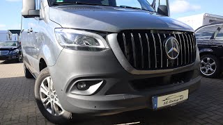 Mercedes Sprinter W907 Vorfacelift  Kühlergrill in chrom  schwarz ab 299 € mit Einbau  Panamerica [upl. by Aggri]