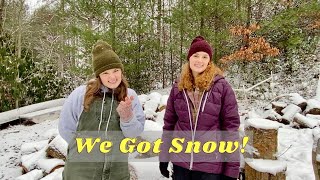 Playing in the Snow  North Carolina Mountains [upl. by Ewen]