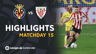 Highlights Villarreal CF vs Athletic Club 11 [upl. by Ahseinet107]