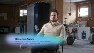 Osnabrücker Agrarroboter KI im Feldversuch  Benjamin Kisliuk im Portrait [upl. by Thenna]