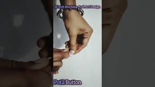 Easy method for making Potli Buttonsshortfashiontrending [upl. by Anitsyrc637]