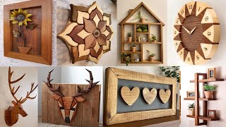 Wooden Wall Art amp Decoration Ideas [upl. by Misak]