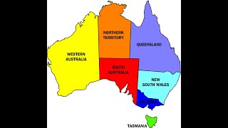 Australian geographic regions  Australia Song [upl. by Annaihs]