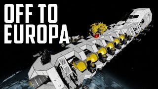 Space Engineers  S1E51 Moving Off To Europa [upl. by Gladys]