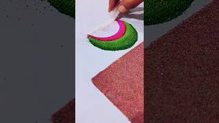 DIV diwali rangoli design bts rangoli art easy viralvideo shorts diy [upl. by Nwahsem]