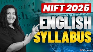 NIFT English Syllabus 2025📝 NIFT Entrance Exam Preparation [upl. by Ak]