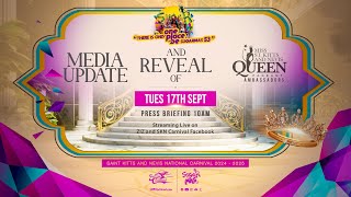 Media Update and Reveal of Miss StKitts amp Nevis Queen Pageant Ambassadors [upl. by Enelhtac804]