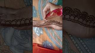 Simple leg mehndi design mehndi shorts hennadesign [upl. by Toomin622]