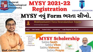 MYSY SCHOLARSHIP INFORMATION 2021  mysy registration 2021  mysy scholarship  mysy  part 3 [upl. by Ahcrop]