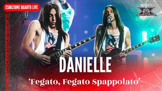 Danielle  Fegato Fegato Spappolato  Esibizione Quarto Live  X Factor 2024 [upl. by Arze]