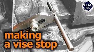 making a vise stop for my milling machine [upl. by Osi]