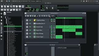 MiniOS Linux LMMS AppImage Voiced Saw Loop 🐧🎶😎👍Ventoy Live USB [upl. by Yolanthe]