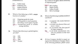 CSEC PRINCIPLE OF BUSINESS PAPER 1 FOR MAYJUNE 2024  SOLUTION [upl. by Broadbent]