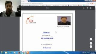 How to download Aadhaar Certificate for NSEIT exam passed Candidates [upl. by Nonnaihr]