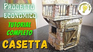 Casa per Presepe 🏠 Tutorial fai da te [upl. by Milissa]