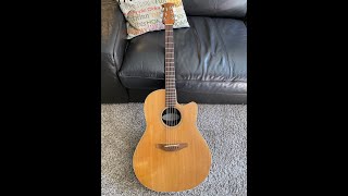 Ovation Balladeer special s771 Demo [upl. by Norb]