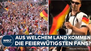 EM 2024 Party auf den Straßen Welches Land hat die wildesten Fußballfans [upl. by Auhsaj857]