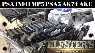 PSA PALMETTO STATE ARMORY MP5 PSA5 AK74 AKE AKV PA10 INFO [upl. by Ravi]