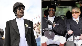 Martha Stewart Rings in Her 83rd Birthday with Snoop Dogg in Paris at the Olympics Dressage Event [upl. by Ametaf]