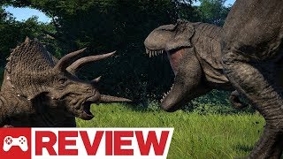 Jurassic World Evolution Video Review [upl. by Eninej]