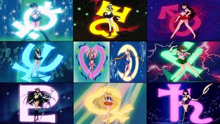 Happy New Year 2024 Inner amp Outer Senshi Large Planet Symbol Pose [upl. by Attenaz]