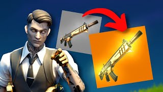 How to turn your Fortnite Weapons into LEGENDARY Ones [upl. by Behn46]