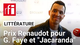 Gaël Faye prix Renaudot 2024 pour son roman «Jacaranda» • RFI [upl. by Risan]