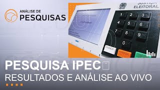 Ipec ao vivo Lula x Bolsonaro em SP RJ e MG pesquisa para governador e mais  27092022 [upl. by Aicissej]