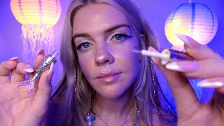 ASMR  Sirèna te transforme en sirène 🧜🏼‍♀️ maquillage cheveux… [upl. by Forland]