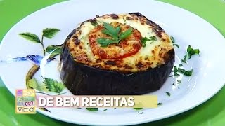 Aprenda como se faz uma deliciosa Berinjela Recheada [upl. by Haimrej]